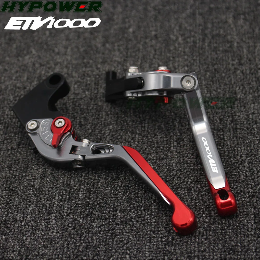 CNC регулируемые складные выдвижные рычаги тормозной муфты для мотоцикла Aprilia ETV