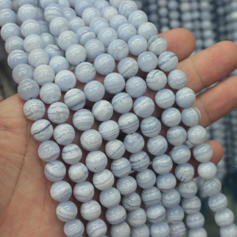 

natural chalcedony stone beads natural GEM beads DIY spacer beads for jewelry making strand 15" wholesale !