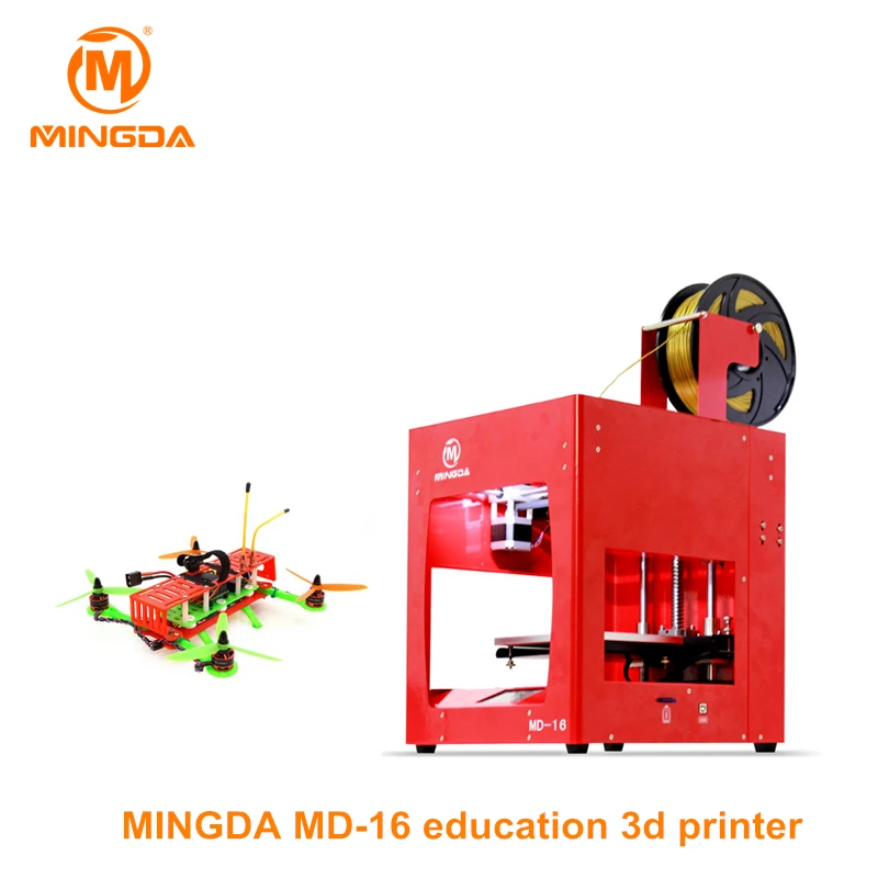Горячая Распродажа MINGDA настольный 3d принтер новейший FMD 3D печатная машина три цвета металл 3 D принтер для продажи