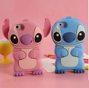 Hot Selling 3D Soft Cute Cartoon Lilo&ampStitch Case Silicone Phone Back Cover For iPhone 4 5 6 |