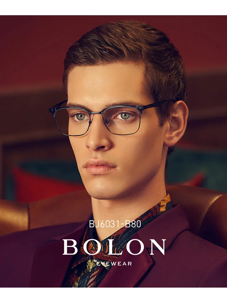 BOLON, стеклянная оправа для мужчин, бренд, высокое качество, ацетат, оптические очки, квадратные, мужские, стеклянные, es, оправы для очков, BJ6031