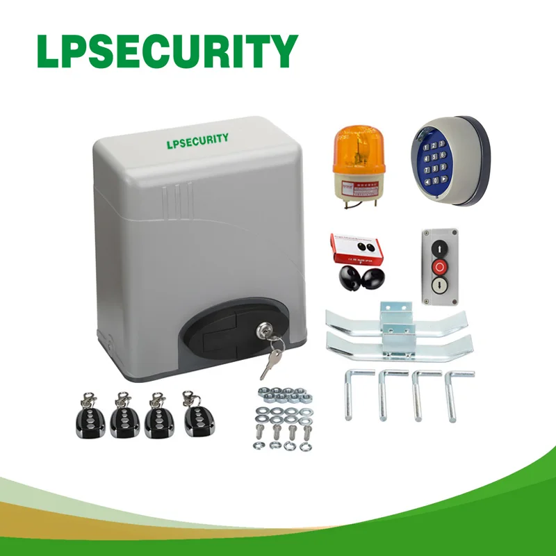 LPSECURITY 600 кг 2 4 6 брелков автоматический Электрический раздвижные ворота открывалка(датчик GSM Кнопка лампа для клавиатуры опционально