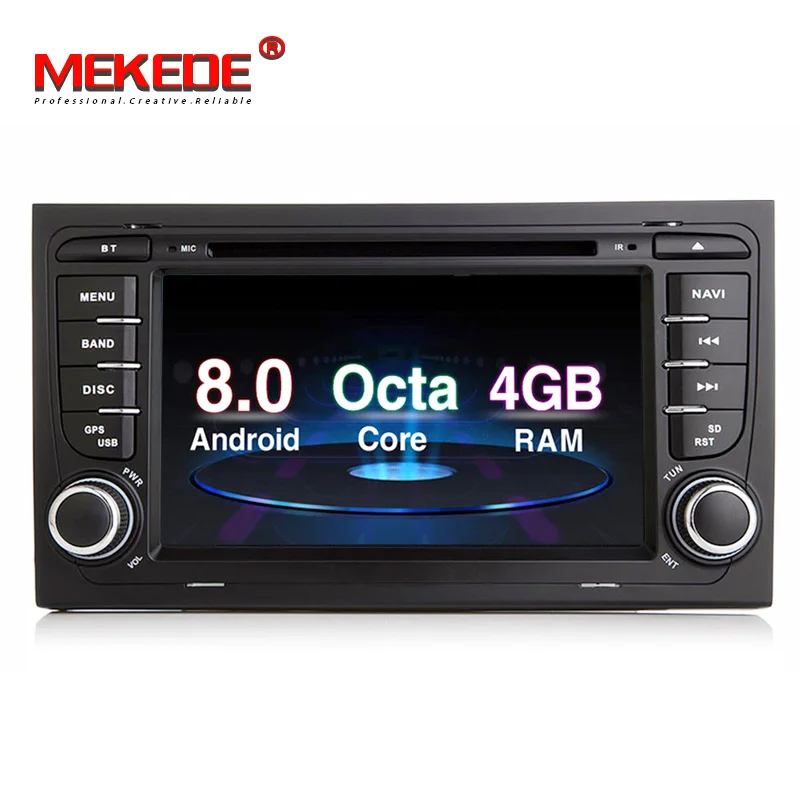 Octa core PX5 Android 8 0 Автомобиль Радио Стерео gps плеер для автомобиля Audi A4 S4 RS4 2002 2008 с DVD RDS