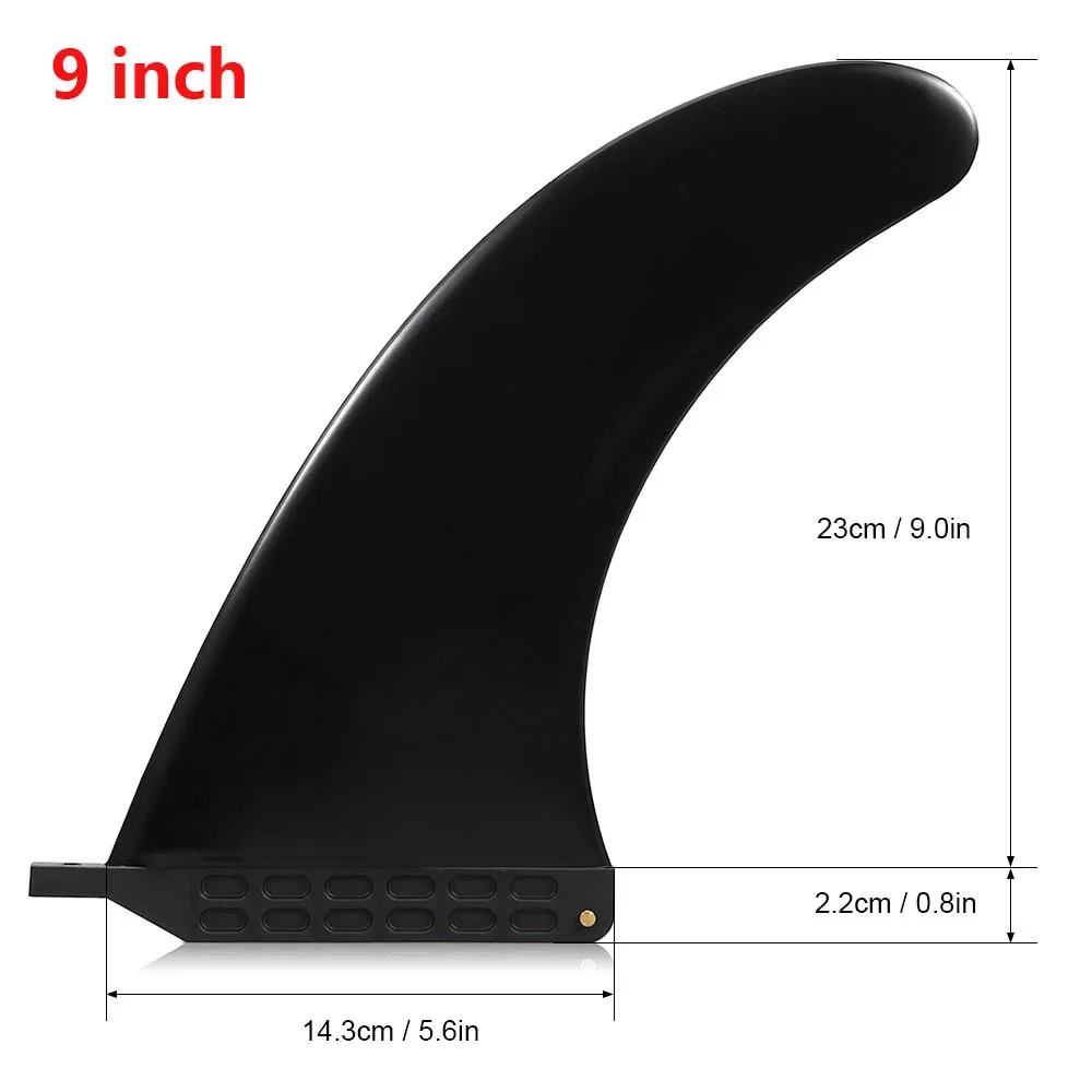 9.inch 6,5/7,5/8/9/10 дюймов нейлоновая доска для серфинга Longboard SUP одиночный плавник центральное ребро для серфинга с Веслом SUP плавник аксессуары для серфинга - Цвет: 9.inch