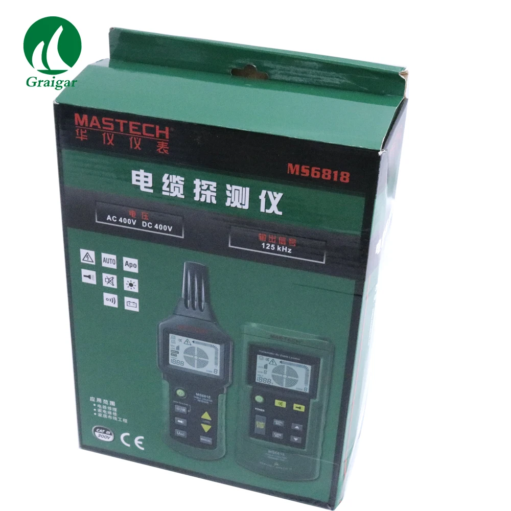 Portable Professional Wire Cable Tracker Metal Pipe Locator Detector Tester MS6818 | Инструменты