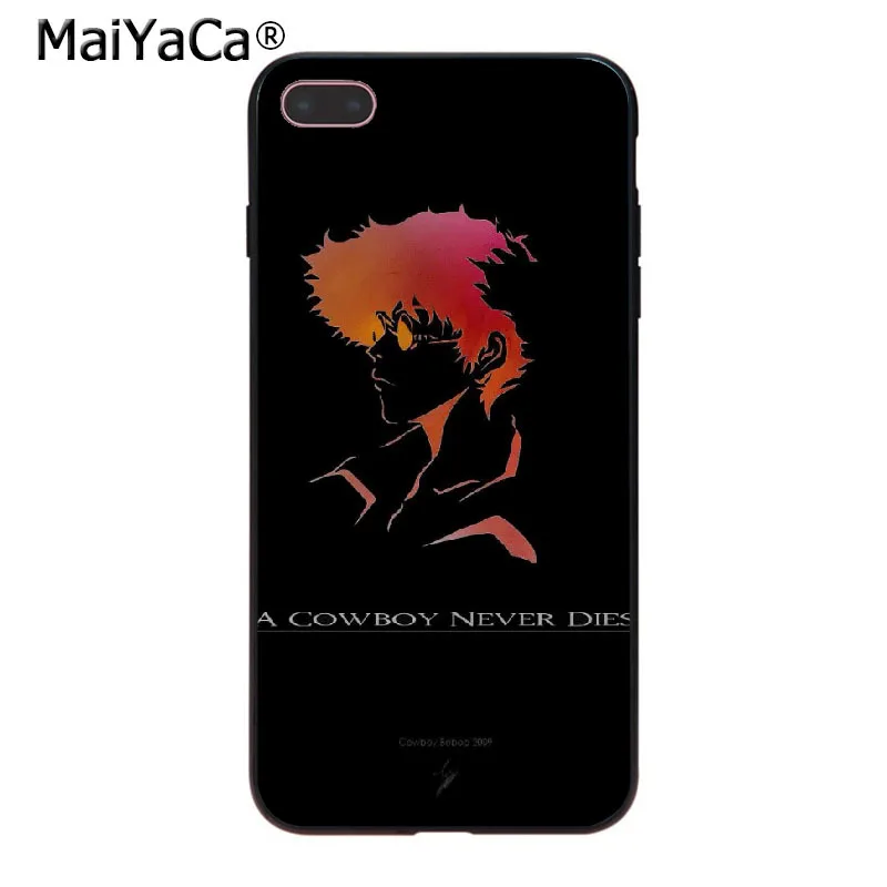 Ковбой Bebop ультра тонкий узор мягкий чехол для телефона iPhone 8 8plus 7 7plus 6 6S Plus X XS XR XSMax