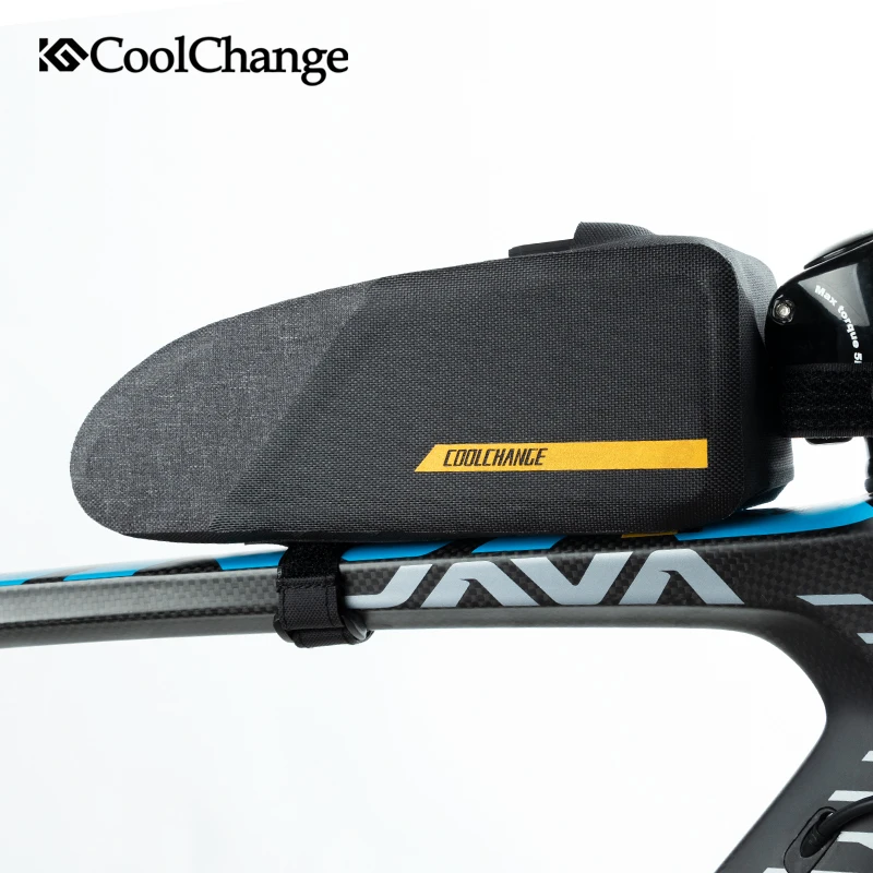 Велосипедная сумка CoolChange водонепроницаемая обтекаемая велосипедная на верхнюю