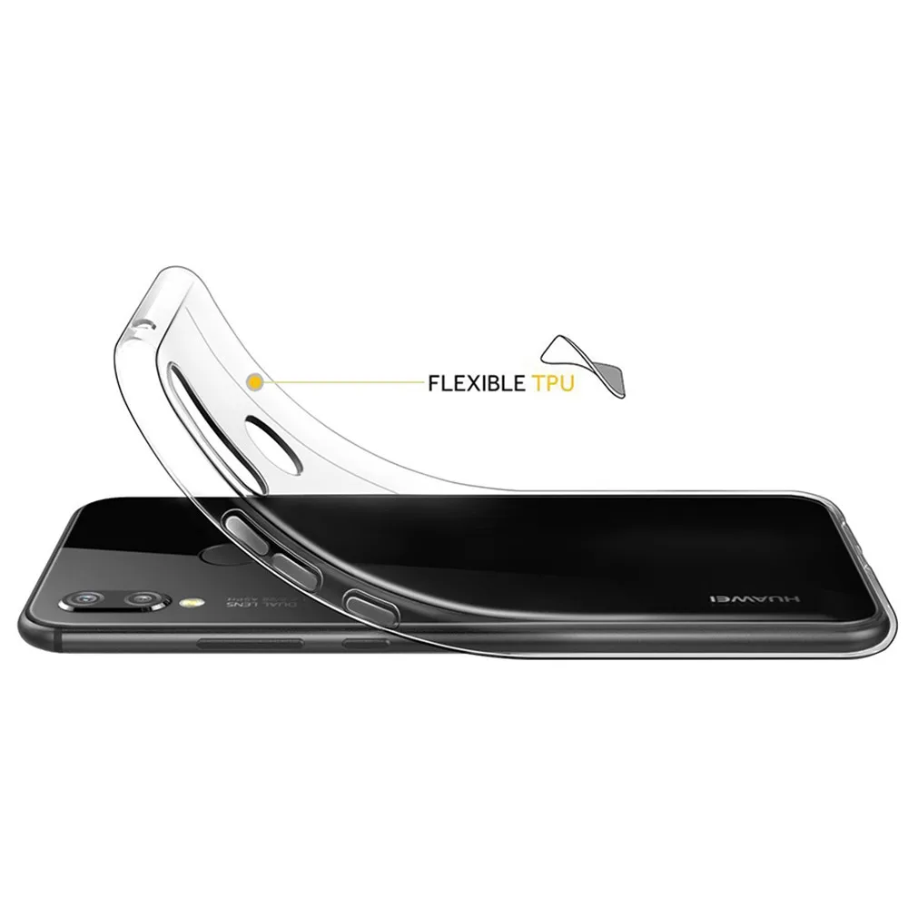 Мягкий прозрачный чехол для Huawei P30 lite P20 P40 Pro Mate 20 Lite P8 P9 Honor 8X 9 10 10i P Smart 2019 |