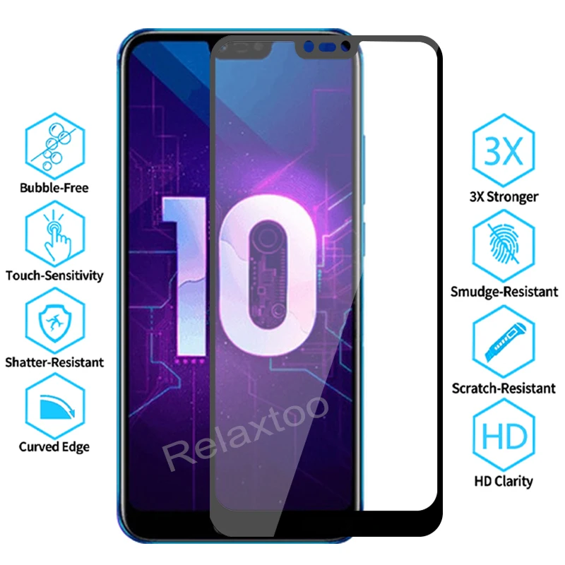 Безопасное закаленное стекло для huawei honor 10 защитное на COL L29 honer 5 84 &quotЗащитная