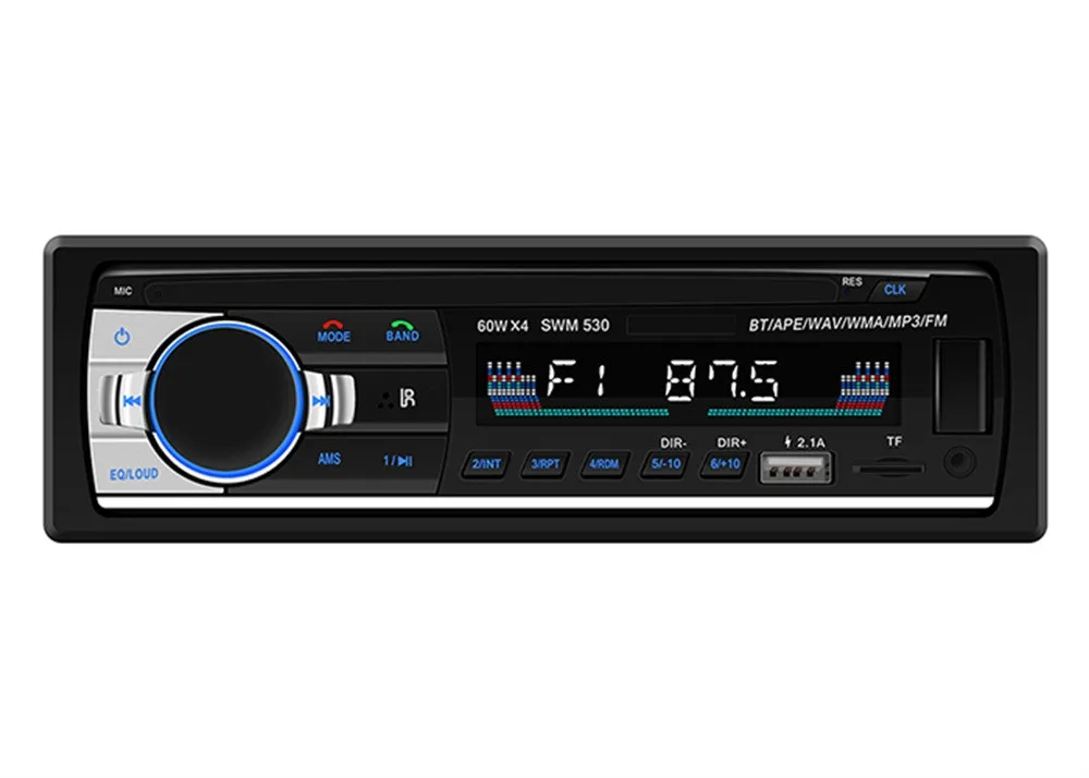 Супер 2 USB Авторадио 12 в автомобильное радио Bluetooth 1din автомобильный стерео телефон плеер AUX-IN MP3 радио пульт дистанционного управления автомобильный аудио# WL1