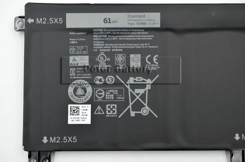 Оригинальный аккумулятор JIGU H76MV OH76MV T0TRM TOTRM Y758W для ноутбука DELL Precision M3800 XPS 15 9530|battery