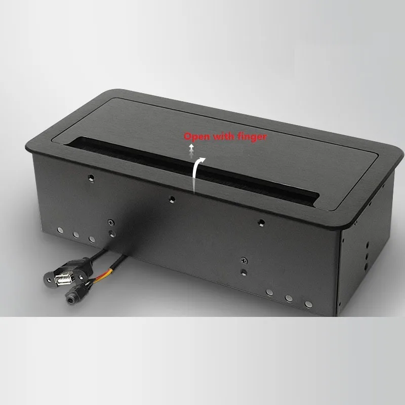 NEW Weld-Free Desktop Socket Wire Box USB Charging for Office CN AC outlet Network VGA HDMI 3.5MM | Электроника