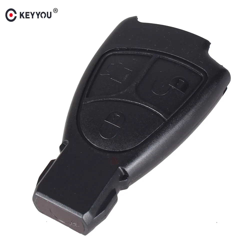KEYYOU Rreplacements 3 кнопки дистанционного брелока чехол для Mercedes Benz B C E ML S CLK CL 3B 3BT|cover