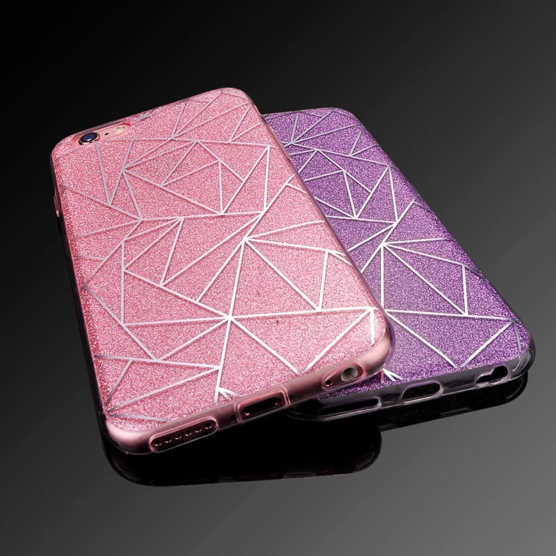 Roybens для чехла iPhone 5S роскошный блестящий песчаник блеск мягкий чехол 5 SE