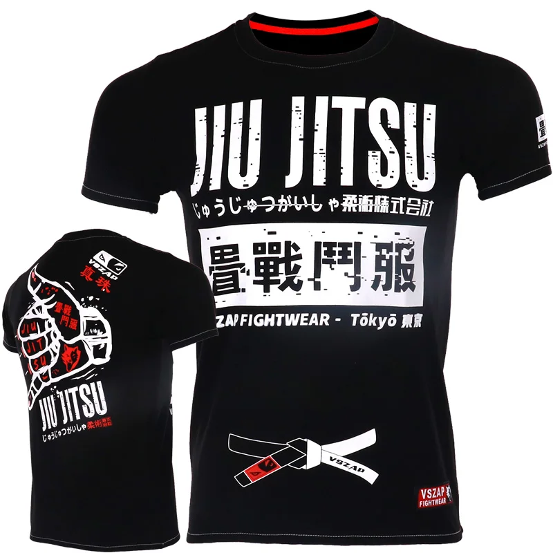 Футболка VSZAP мужская с коротким рукавом хлопковая тенниска в стиле бразильского