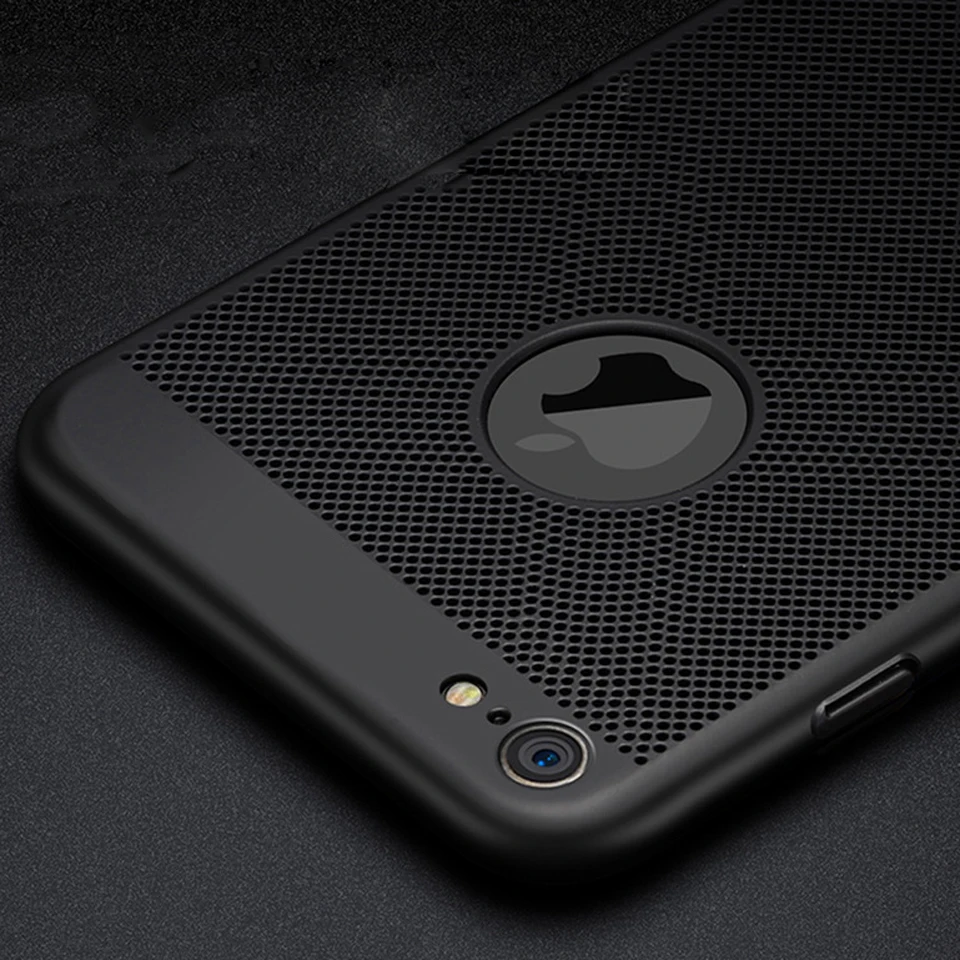 Матовая Жесткий чехол для iPhone 6 s 7 SE 5 5S плюс Чехол PC сетки Пластик XiaoMi RedMi 3 4A 4X 5A Ми 5X