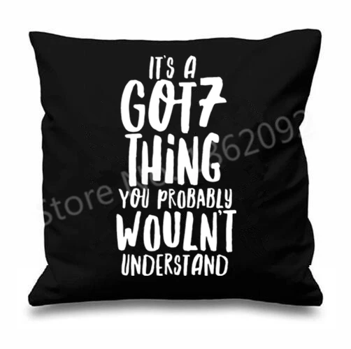 Новинка чехол для подушки It's A GOT7 новинка Kpop наволочка забавный подарок на 7