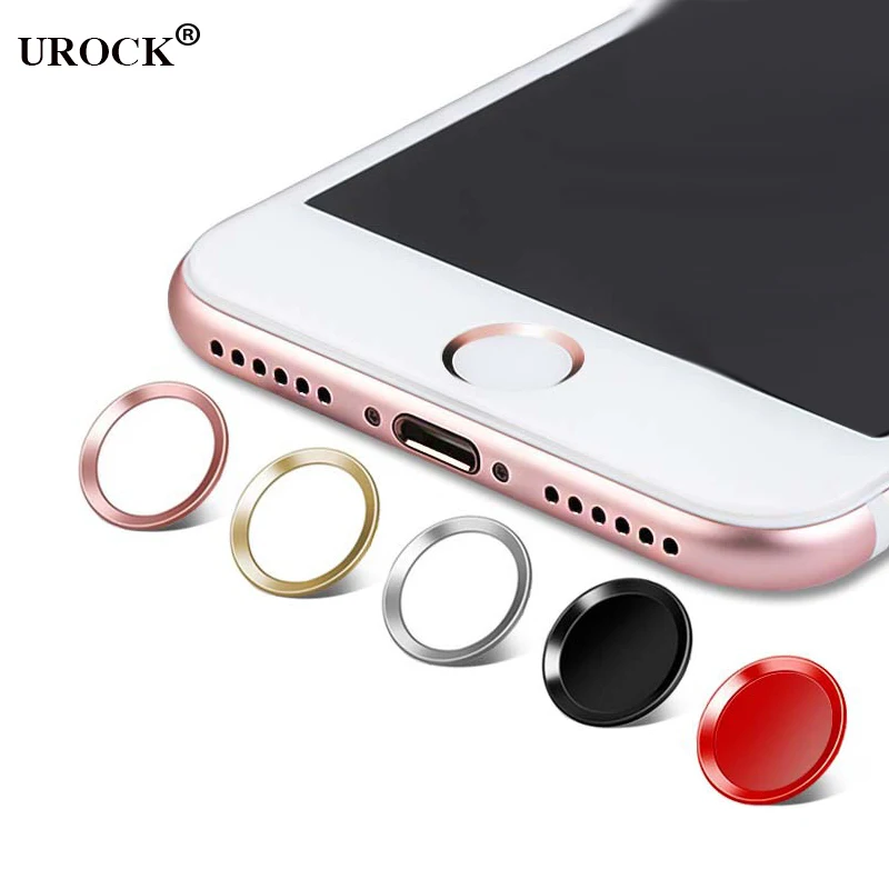 За счет сканера отпечатков пальцев наклейки на кнопку &quotдомой&quot для iPhone 5S SE 6 6S 7