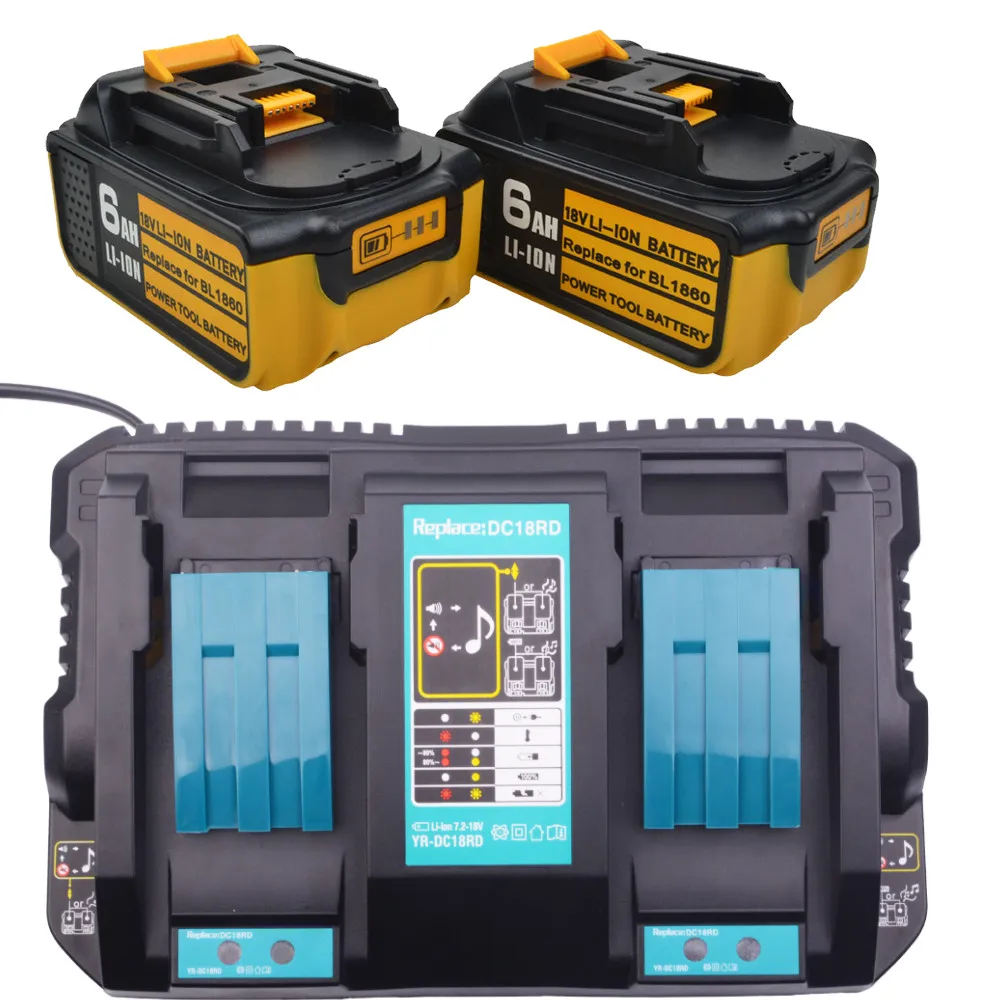 Для Makita DC18RD зарядное устройство двойное makita 14 4 в 18в с музыкальным