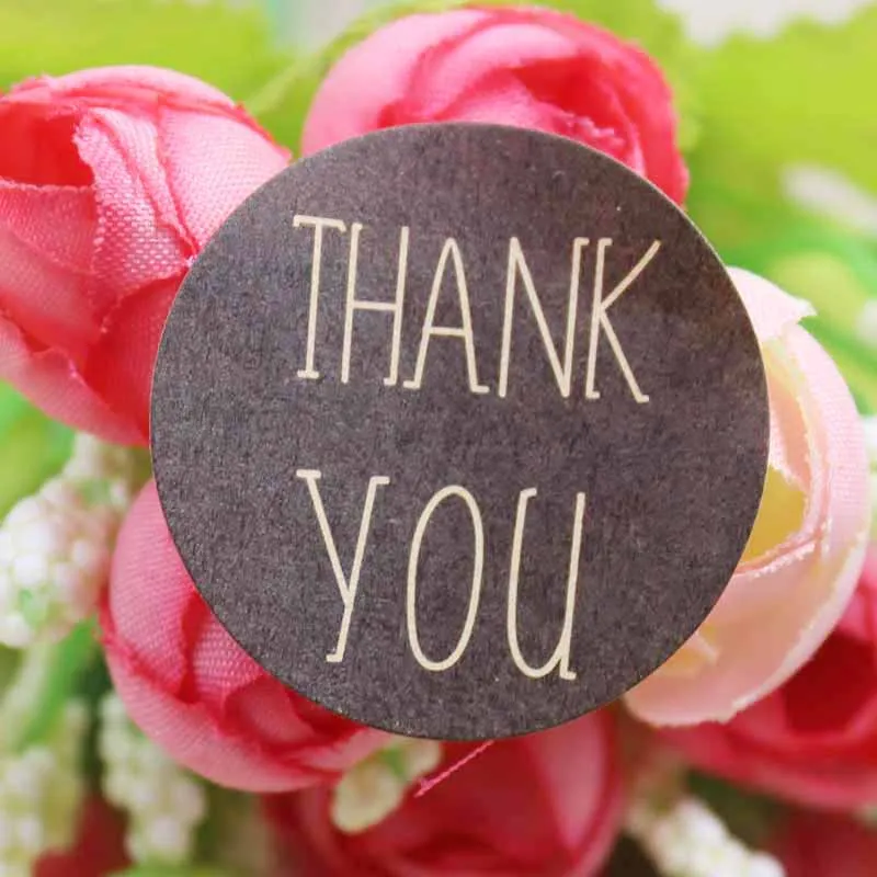 500pcs multi style gift thank you sticker labels DIY handmade gifts/jewelry/candy favors package tag custom cost extra | Дом и сад