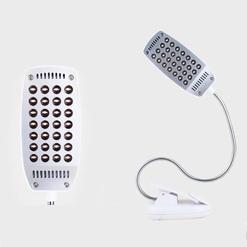 Светодиодная лампа с зажимом мини прикроватная простая aaa * 3 шт. батарейный зажим