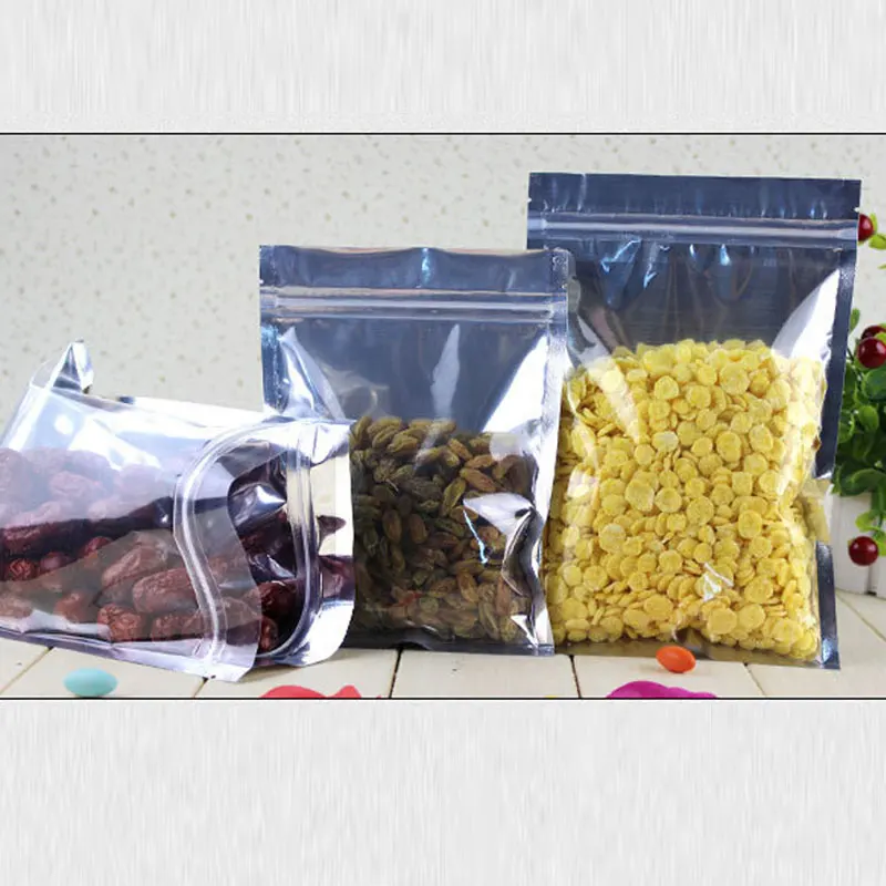 500 шт., прозрачные пластиковые пакеты из фольги, 22 х37 см