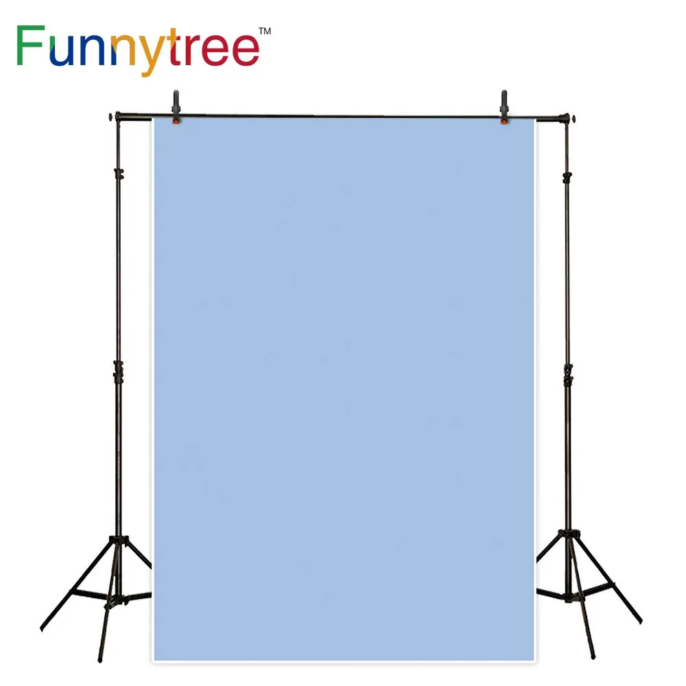 Фоны Funnytree для фотостудии светло-голубой цвет свежий однотонная одежда маленьких