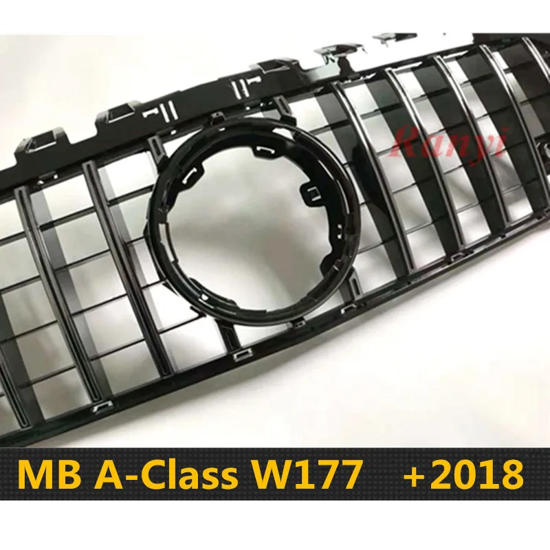 Новинка 2019 г. класс А Amg GT гриль вертикальная решетка радиатора стильный передний