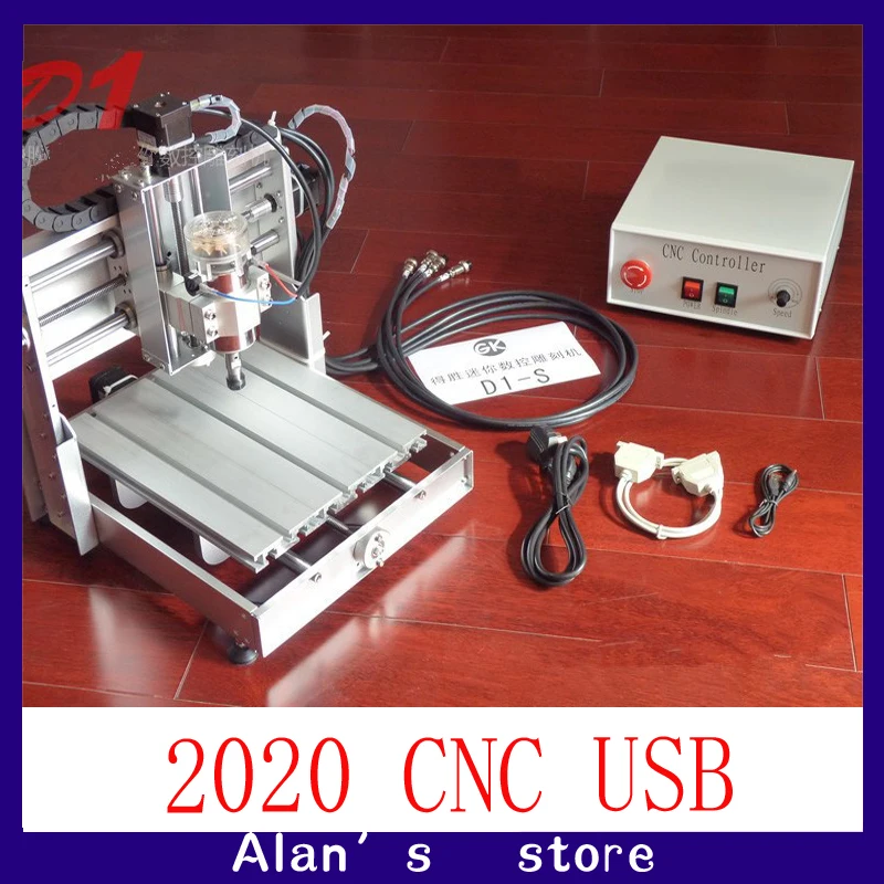 DIY трехосевой параллельный MACH3 USB мини ЧПУ гравировальный станок 300 Вт, diy CNC гравировальный станок