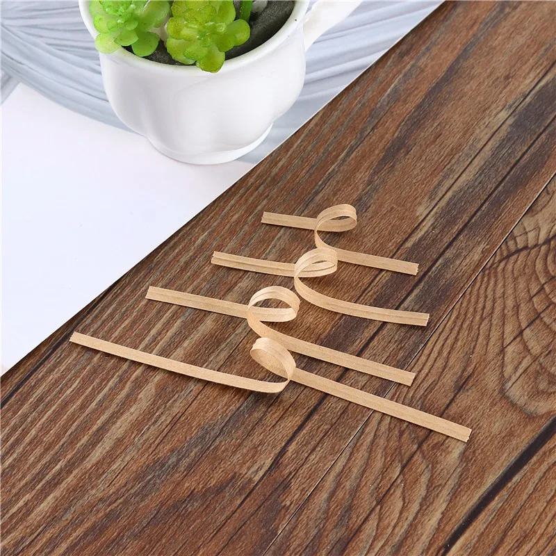 1000 шт. металлические закрученные галстуки из крафт бумаги|Флажки вымпелы и