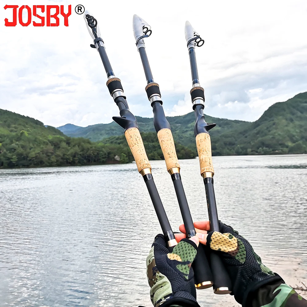Карбоновый спиннинг телескопическая рыболовная удочка Pesca M Power ручные