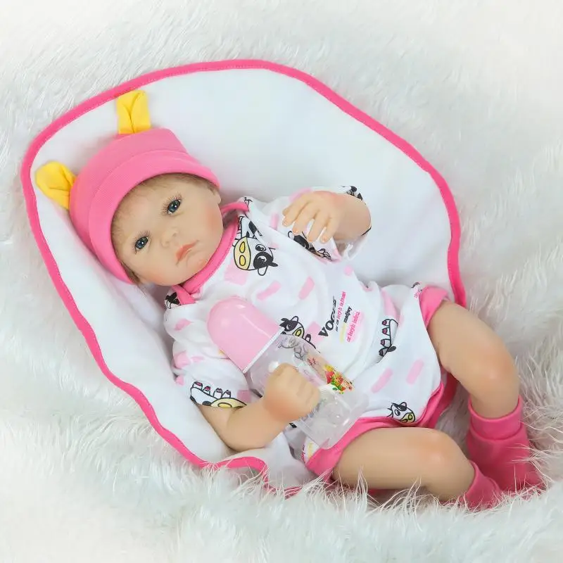 

50 см Новые Мягкие силиконовые куклы Reborn, реалистичные настоящие куклы Bebe Reborn, детские игрушки для девочек, подарки на день рождения, распрод...