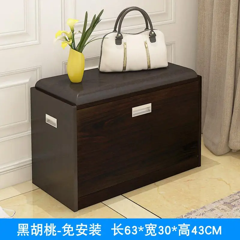 style4 Сменная обувь табурет для обуви шкаф для хранения табурет Европейская входная дверь обувь табурет для хранения кожаный Пирс диван скамейка - Цвет: style4