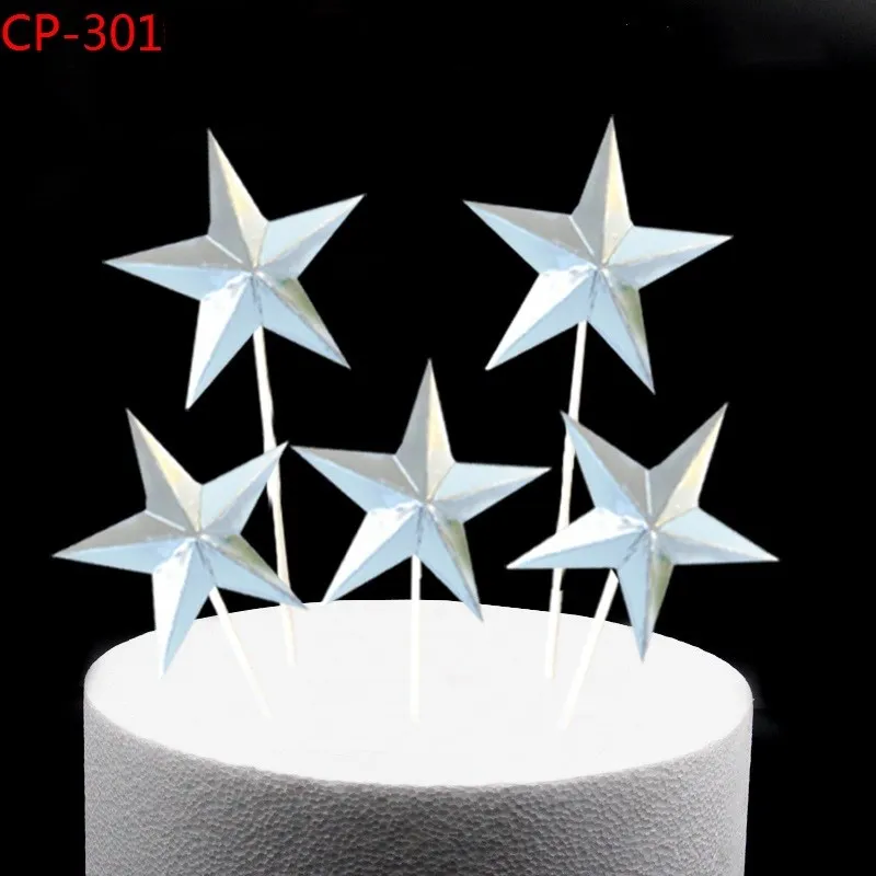 Пятиконечная звезда Топпер для торта на день рождения розетка выпечки