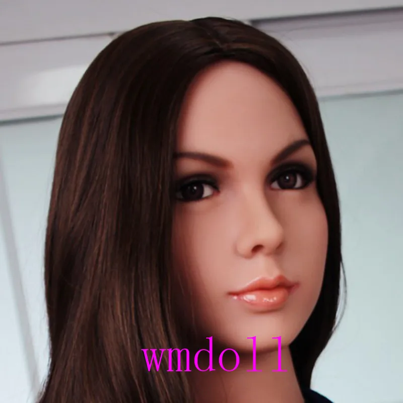 Новинка 74 # WMDOLL американская Силиконовая секс кукла голова Европейского лица