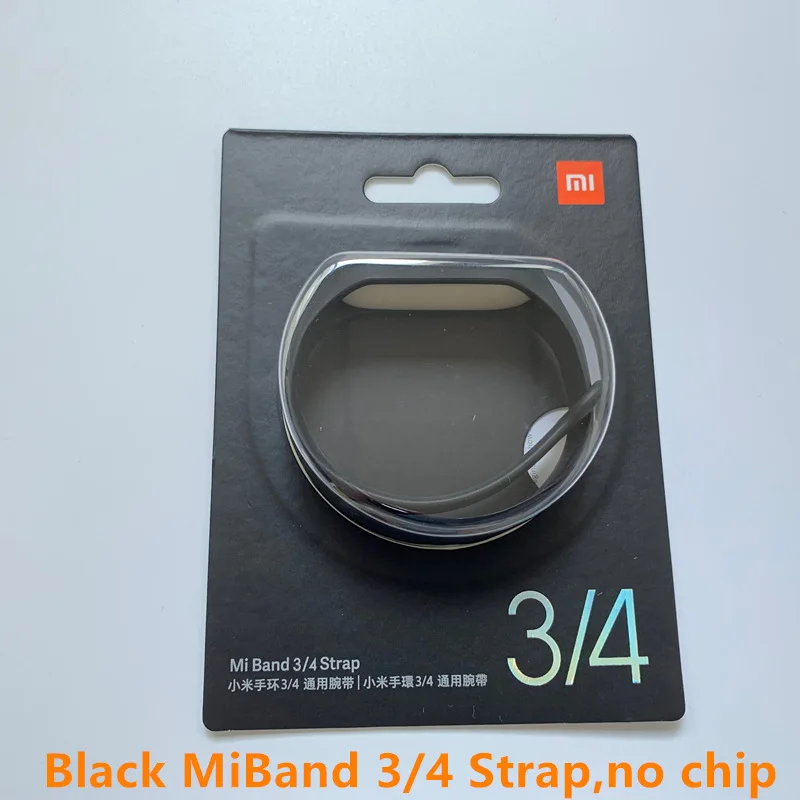 Браслет Xiaomi для Miband 3/4 спортивный ремешок часы силиконовый ремешок для mi band 3 4 NFC браслет Miband4 NFC ремешок - Цвет: black for miband 3 4