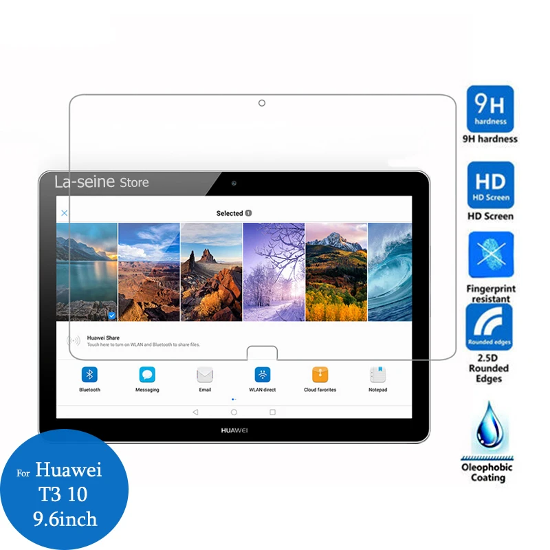 Для huawei MediaPad T3 10 9 6 дюймовый протектор экрана из закаленного стекла 2 5 9h защитная