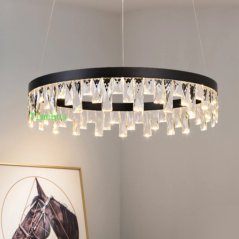 Nordic кристалл подвесной светильник Обеденная led современные светодиодные