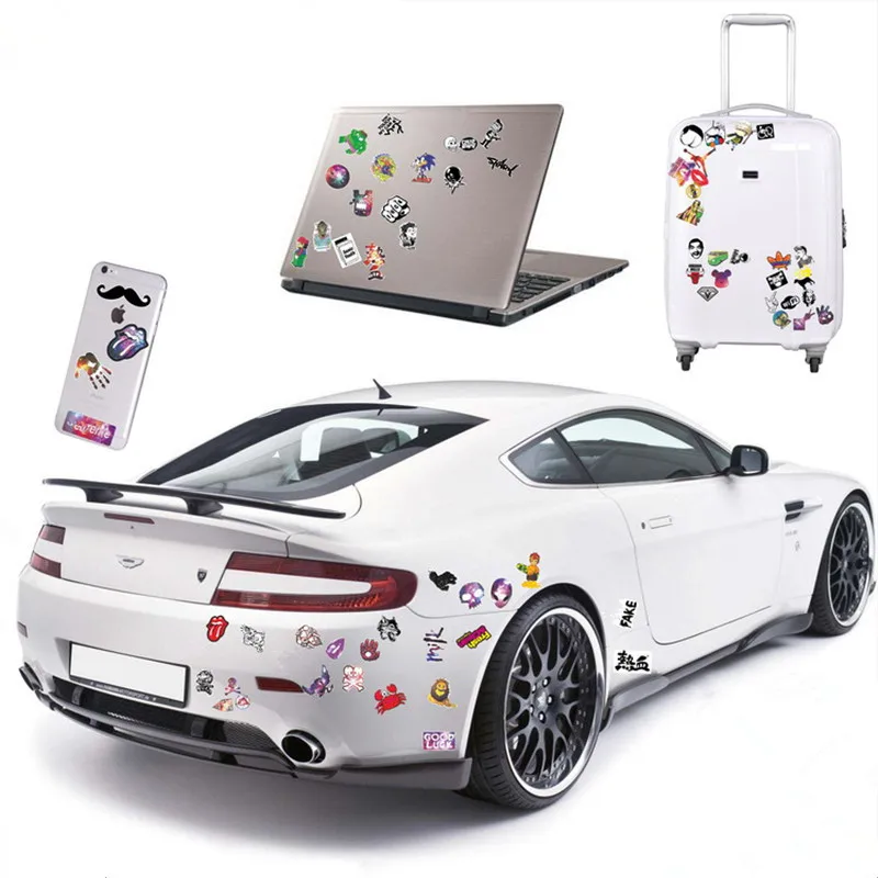 45pcs Rick And Morty Cartoon Pvc Waterproof Sticker For Luggage Skateboard Phone Laptop Moto Trunk Guitar Car DIY Stickers | Игрушки и