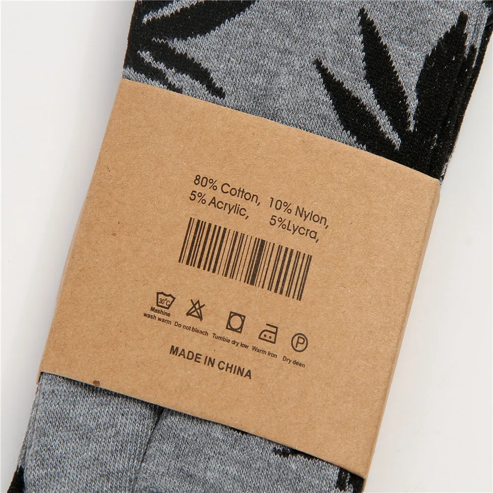 Новые всесезонные носки для пар модные забавные из пеньковой ткани отдыха