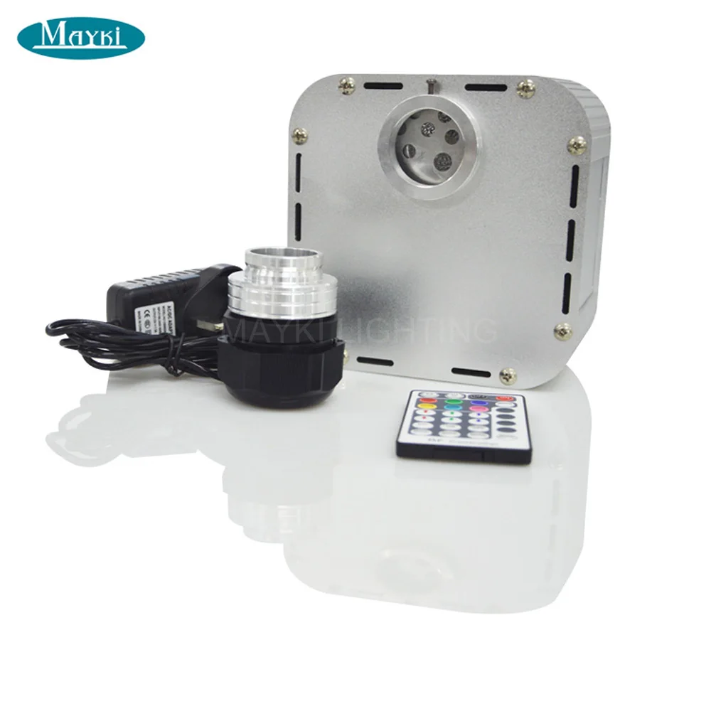 Kaufen Maykit Dekorative Auto Dach Decke Stern-Licht Führte Faser Optic Projektor Mit 27 Watt RGB Led Dimmer Lichtwellenmaschine Versorgung