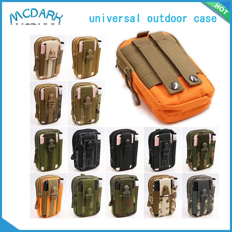 Mcdark Universal Outdoor Sport Bag For Zuk Edge L Z2 Rio Edition Z1 Case Military Waist Belt Wallet Pouch Purse Phone | Мобильные