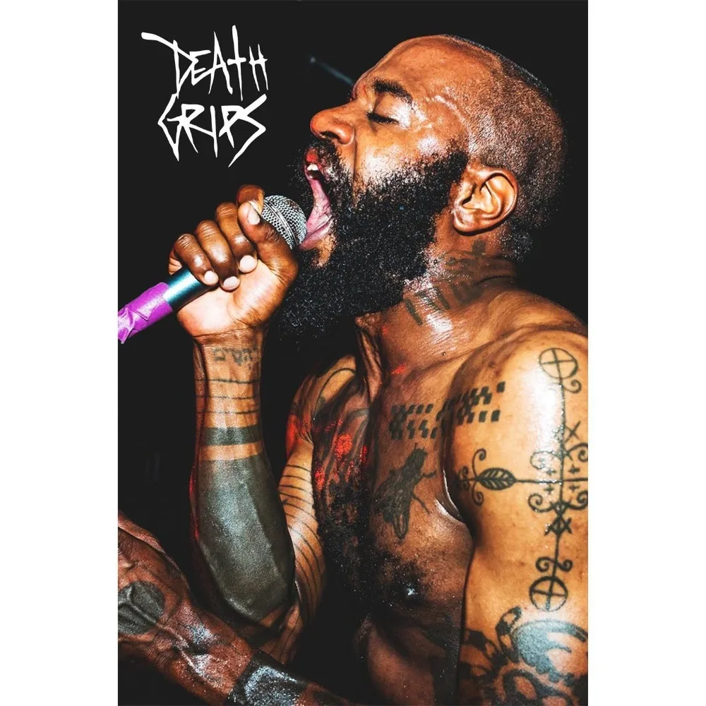 Художественная печать New Death Грипсы под заказ Rap Music Singer Star 14x21 24x36 27x40 дюймов