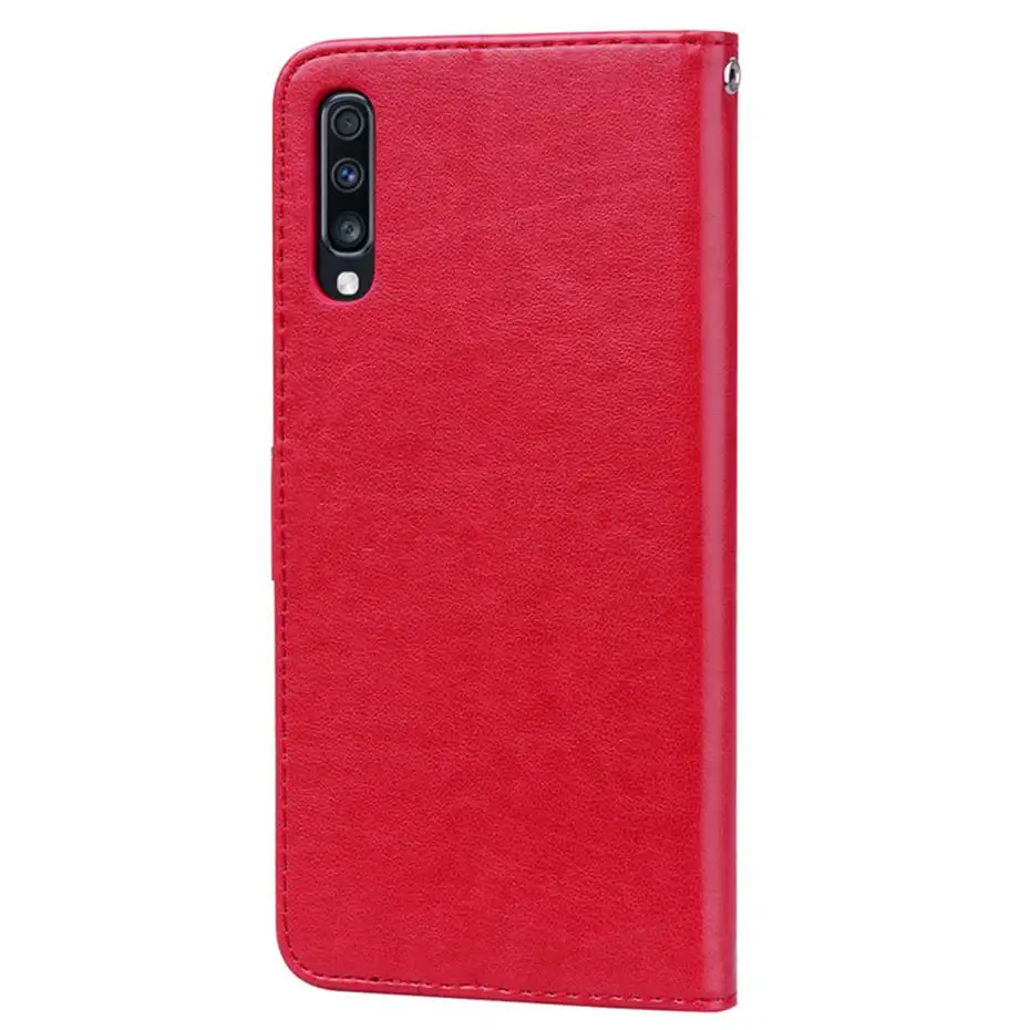 Чехол-книжка из искусственной кожи чехол для samsung galaxy A10 A30 A40 A50 A60 A70 Чехол-бумажник чехол для телефона для samsung A60 A70 3D рельефная Роза чехол