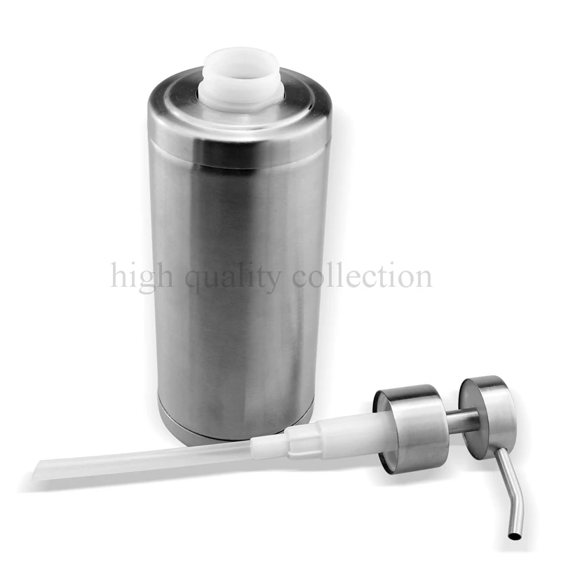 Диспенсер для жидкого мыла из нержавеющей стали 300 мл 304 бутылка насоса кухонная
