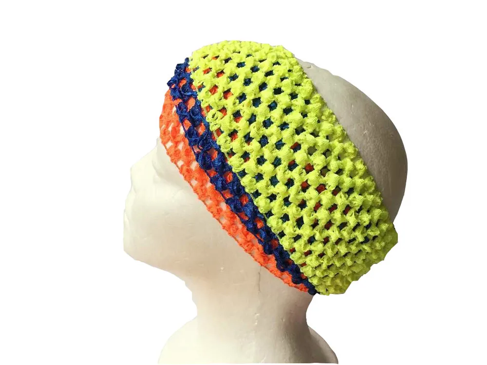 Горячая Распродажа 27 цветов милые вязаные повязки на голову повязка с бантом
