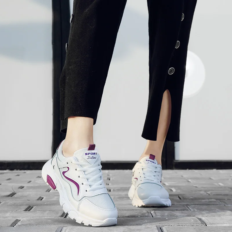 Женские кроссовки Zenvbn удобные дышащие для бега женская обувь Zapatillas Mujer 2019 | Спорт