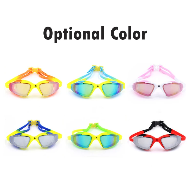 Super Anti-fog Swimming goggles HD Swim Glasses for swimming Beach professional Silicone Eyewear glasses Adult men | Спорт и