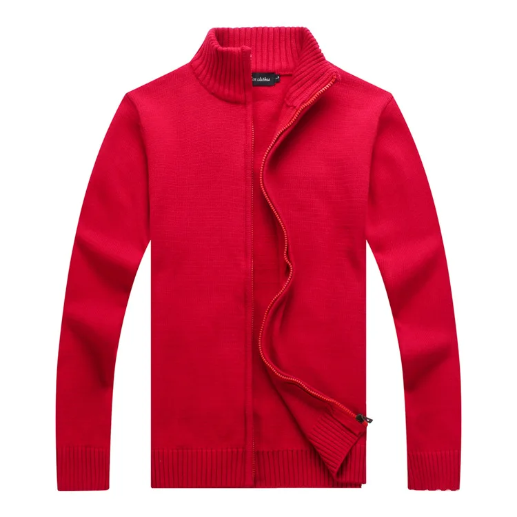 Прямая поставка с фабрики осенний мужской кардиган свитер на молнии воротником