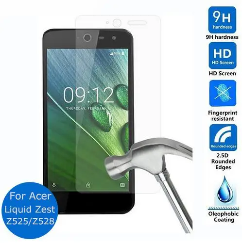 Закаленное стекло 9H для Acer Liquid Zest 4G Z525 защитная пленка Взрывозащищенная Защита